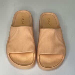 CALIA Peach Slide Sandals